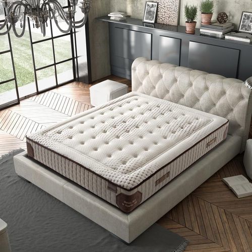 Matelas double - PRIVÉ V7 - Karibian Descanso - en mousse / à mémoire de forme / blanc