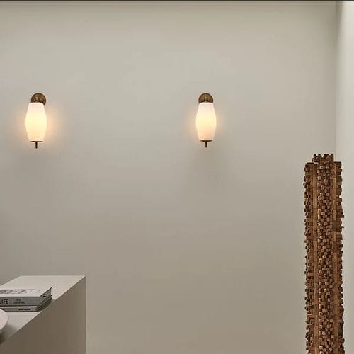 Applique murale contemporaine - NOVA  - J. Adams & Co. - d'intérieur / en laiton / en verre soufflé