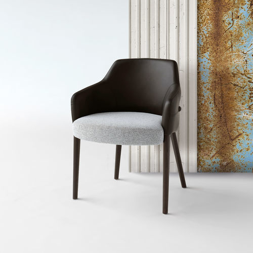 Chaise contemporaine - TRENCH - Piaval srl - d'intérieur / en tissu / avec piètement en frêne