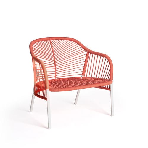 Fauteuil contemporain - LE FOGLIE - Piaval srl - en corde / en métal / en corde