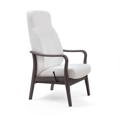 Fauteuil contemporain - RELAX - Piaval srl - en tissu / en cuir / en hêtre
