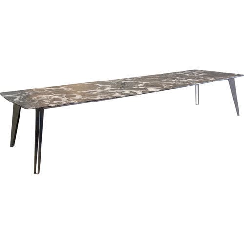 Table à manger contemporaine - tavolara - IBTW In Between Outodoor Importaçãoe Exportação ltd - en teck / en marbre / en granite
