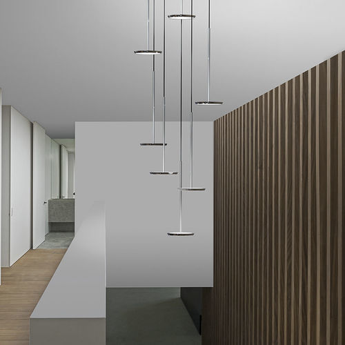 Suspension - SKY SOLO - Pablo Designs - en aluminium / en aluminium poli / contemporaine