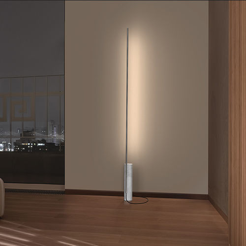 Lampe sur pied - T.O - Pablo Designs - en aluminium / en PMMA / en marbre