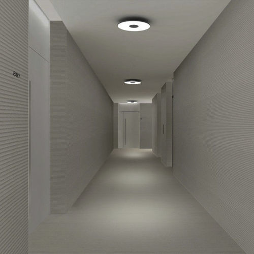 Plafonnier contemporain - CIRCA - Pablo Designs - rond / en aluminium / en polycarbonate