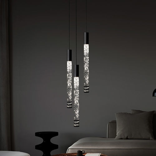 Suspension - UBO CRYSTAL - Opoggio Srl - en laiton / en cristal / contemporaine