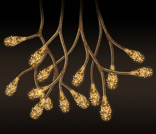 Suspension - TUFA - Opoggio Srl - en laiton / en cuir / contemporaine