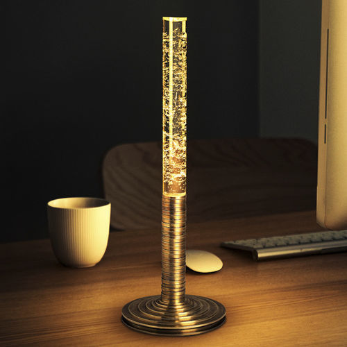 Lampe de table - CANDLE - Opoggio Srl - en laiton / en cuivre / contemporaine