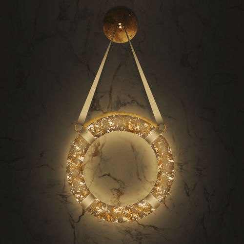 Applique murale contemporaine - BOA - Opoggio Srl - d'intérieur / en cristal / en laiton