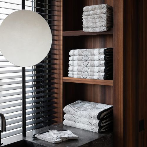 Linge de bain en lin - Coup De Foudre - Evolution 21 - Karine Bonjean bv