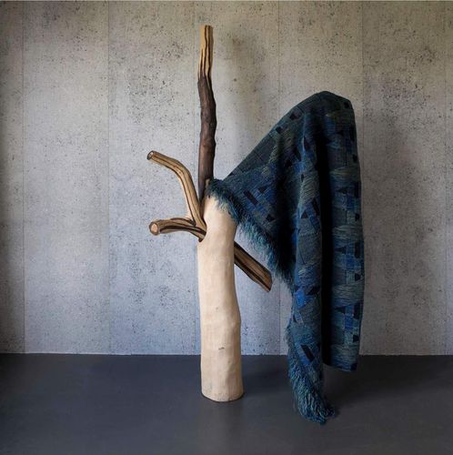Plaid en tissu - Coup De Foudre - Evolution 21 - Karine Bonjean bv - en plumes / en PES