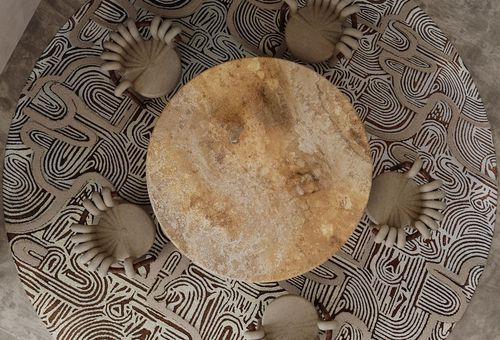 Tapis contemporain - Amsterdam - Evolution 21 - Karine Bonjean bv - à rayures / géométrique / en laine