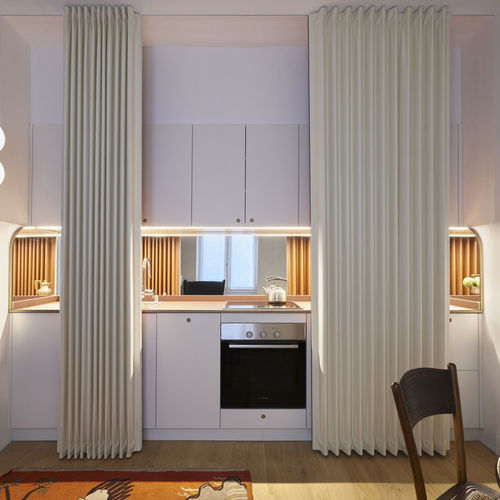 Cloison pliante - Multiple opening - Dooor srl - coulissante / rétractable / modulaire
