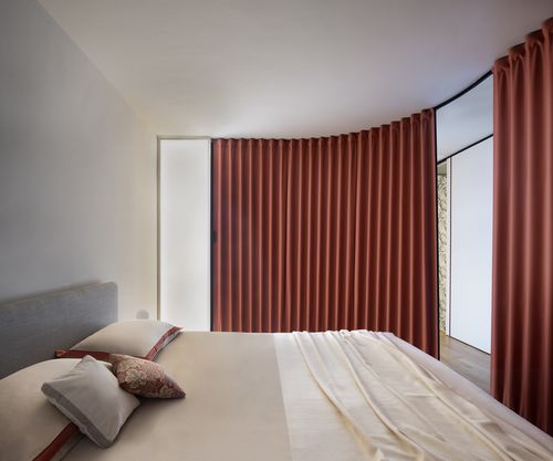 Porte d'intérieur - residential - Dooor srl - en tissu / en PVC / coulissante