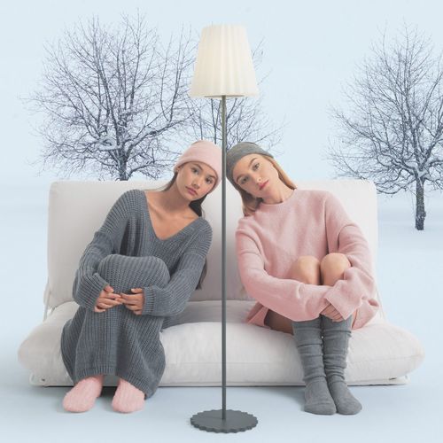 Lampe sur pied - PLISY UP - Diabla - en aluminium / en polyéthylène rotomoulé / contemporaine