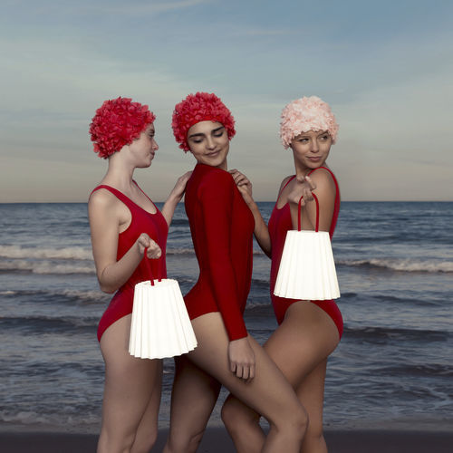 Lampe baladeuse - PLISY - Diabla - en polyéthylène / en corde / contemporaine