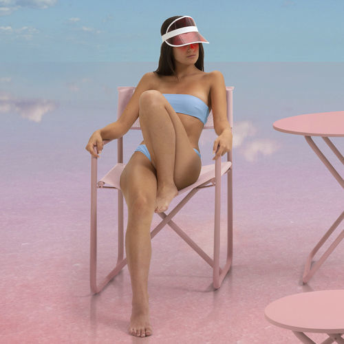 Chaise contemporaine - TRIP - Diabla - d'extérieur / de plage / d'intérieur