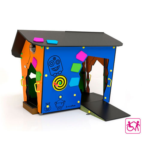 Cabane pour enfant pour aire de jeux - MAGIC HIDE-OUT    - mobipark - au sol