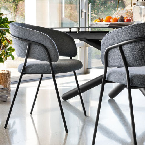 Chaise contemporaine - BALIA - Connubia - d'extérieur / en tissu / en simili cuir