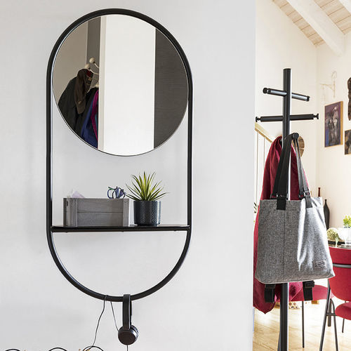 Miroir mural - JUNO - Connubia - contemporain / rond / en métal