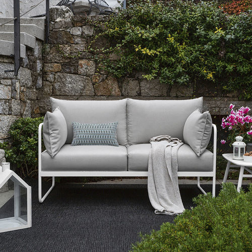Canapé contemporain - EASY - Connubia - d'extérieur / en Sunbrella® / avec accoudoirs
