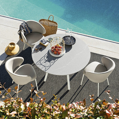 Chaise contemporaine - TUKA - Connubia - de jardin / de terrasse / d'intérieur