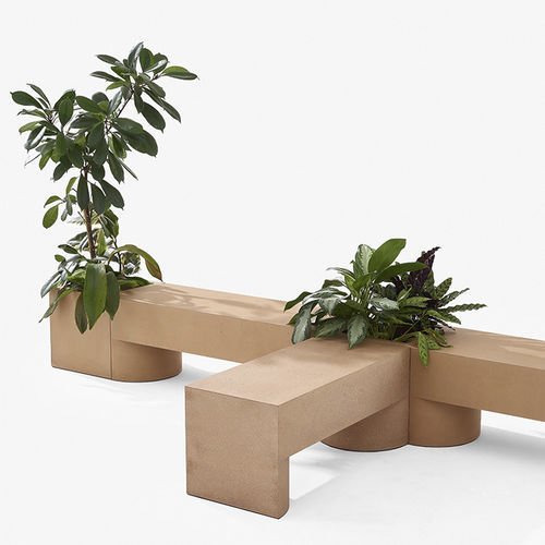 Banc contemporain - CAMPIELLO - CIMENTO - en béton / sans dossier / sans accoudoirs