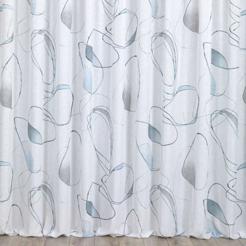 Tissu pour rideaux - TIDE  - Ciesse Tendaggi srl - à motif / en polyester / en lin