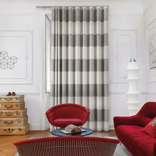 Tissu pour rideaux - EMPIRE  - Ciesse Tendaggi srl - à rayures / en polyester / en Trevira CS®