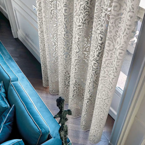 Voilage à motif damas - ELITE  - Ciesse Tendaggi srl - en viscose / en polyester / lavable