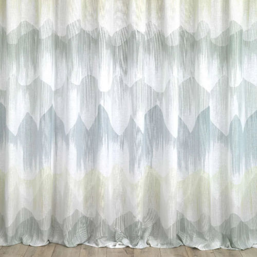 Tissu pour rideaux - GRAPHIC - Ciesse Tendaggi srl - à rayures / en polyester / en lin