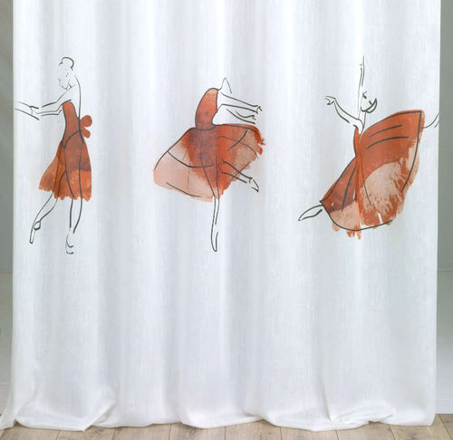 Voilage motif pour enfant - BALLET  - Ciesse Tendaggi srl - en lin / en polyester / lavable