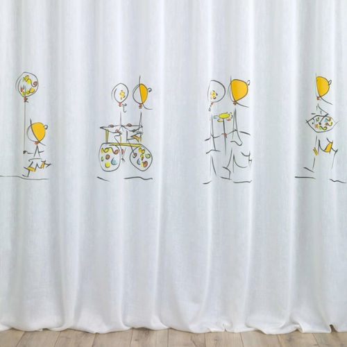 Voilage motif pour enfant - BAND  - Ciesse Tendaggi srl - en lin / en polyester / lavable