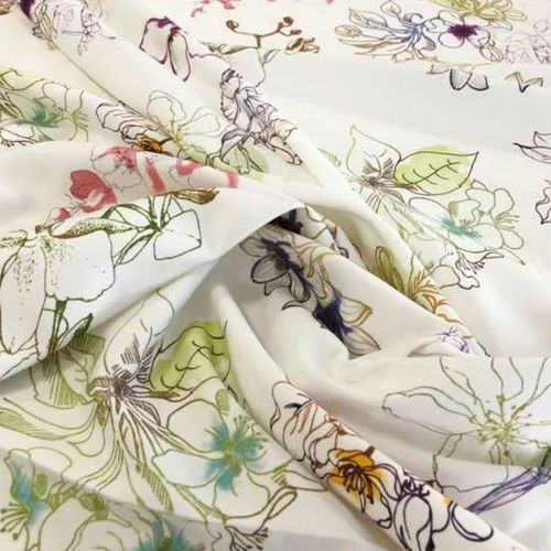 Tissu pour rideaux - FLOWERS  - Ciesse Tendaggi srl - à fleurs / en polyester / en coton