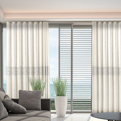 Tissu pour rideaux - AURA-BREEZE  - Ciesse Tendaggi srl - uni / macramé / en polyester