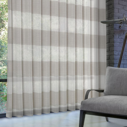 Tissu pour rideaux - MARAJO  - Ciesse Tendaggi srl - à rayures / en polyester / en lin
