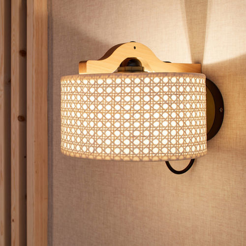 Applique murale contemporaine - SERENA  - Aclara Lighting - d'intérieur / en tissu / en bois