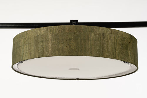 Plafonnier contemporain - TIMBAL TAMBOURINE - Aclara Lighting - rond / en métal / en tissu