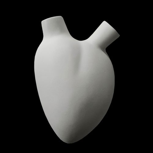 Vase contemporain - H-O  - ELICA STUDIO - en porcelaine / fait main / Fabriqué en Italie
