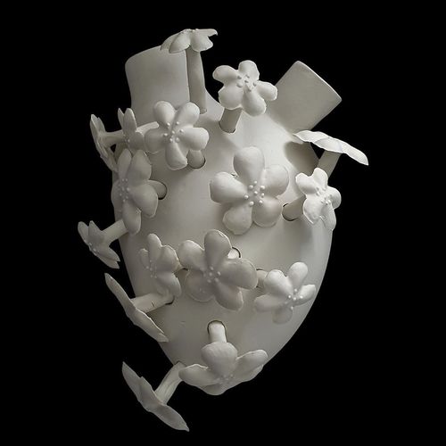 Vase contemporain - MYOSOTIS - ELICA STUDIO - en porcelaine / en céramique / pour mur