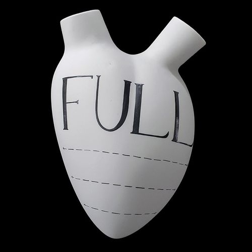 Vase contemporain - FULL - ELICA STUDIO - en porcelaine / fait main / Fabriqué en Italie