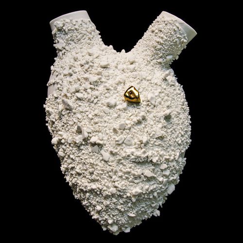 Vase contemporain - PEPITA - ELICA STUDIO - en porcelaine / pour mur / fait main