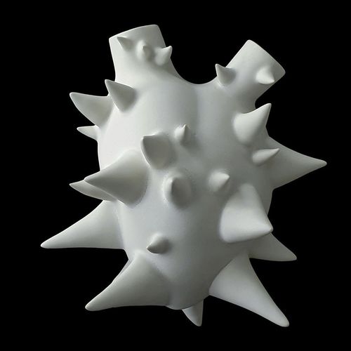 Vase contemporain - CHORISIA - ELICA STUDIO - en porcelaine / pour mur / fait main