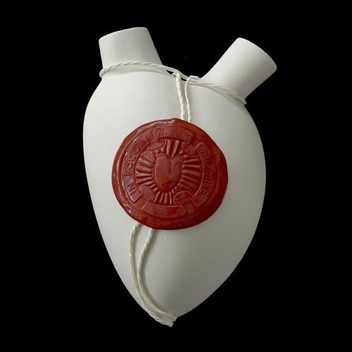 Vase contemporain - SIGIL - ELICA STUDIO - en porcelaine / pour mur / fait main