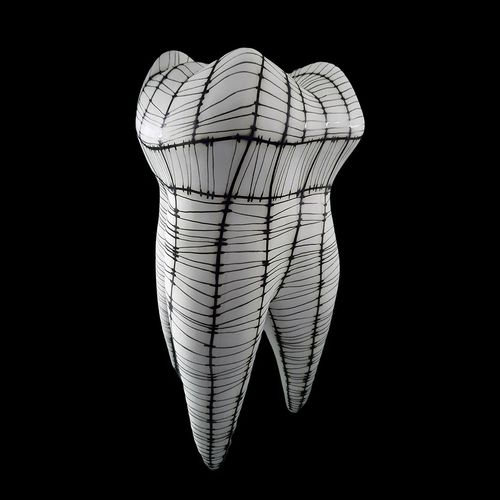 Vase contemporain - DM22 WIRE - ELICA STUDIO - en porcelaine / fait main / Fabriqué en Italie