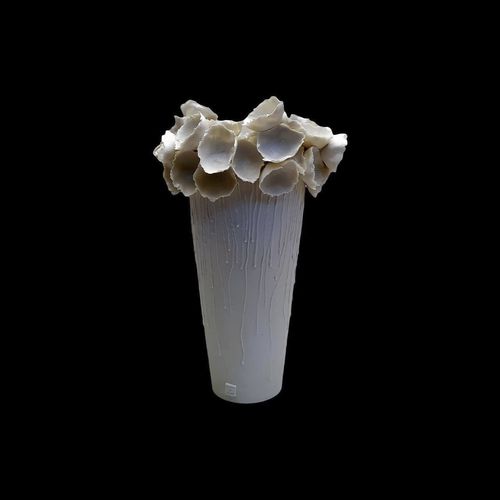 Vase contemporain - WCB23 - ELICA STUDIO - en porcelaine / fait main / Fabriqué en Italie