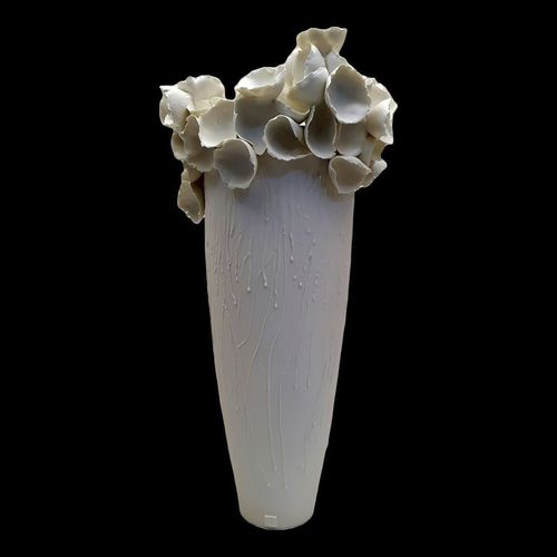 Vase contemporain - WCA23 - ELICA STUDIO - en porcelaine / fait main / Fabriqué en Italie