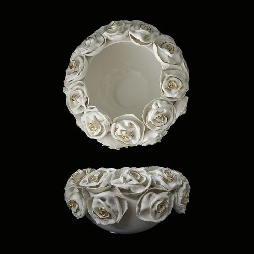 Vase contemporain - CRG21 - ELICA STUDIO - en porcelaine / fait main / Fabriqué en Italie