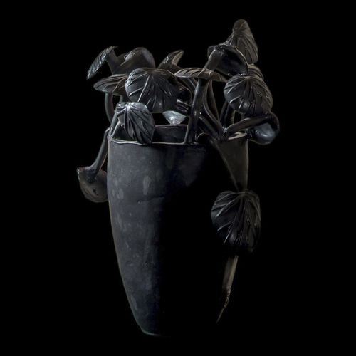Vase contemporain - BEGONIAS - ELICA STUDIO - en grès cérame / fait main / de table