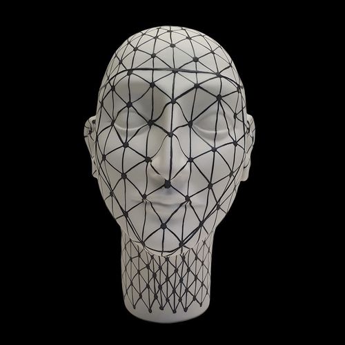 Vase contemporain - TS 22 RET - ELICA STUDIO - en porcelaine / fait main / Fabriqué en Italie